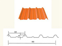 YX40-320-960型彩鋼壓型板