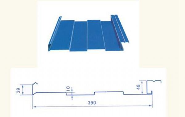 YX48-390型彩鋼壓型板